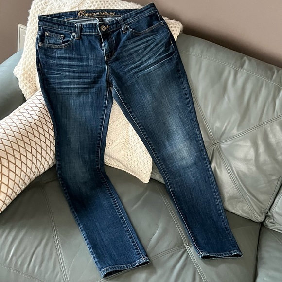 Vintage GAP Premium SKINNY Whiskered Low Rise JEANS Size 8 29 A - Picture 4 of 16